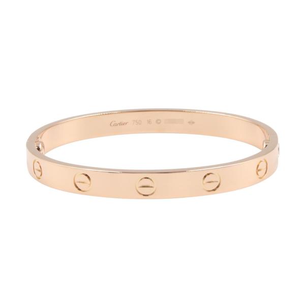 カルティエ ラブブレス ブレスレット ブランドオフ CARTIER K18PG（ピンクゴールド） ブ...