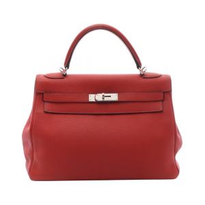 エルメス ケリー32 ルージュカザック 内縫い 2WAY ブランドオフ HERMES その他 ハンドバッグ トゴ 中古 レディース