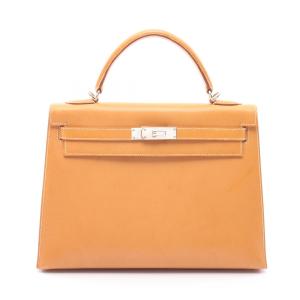 エルメス ケリー32 ナチュラル 外縫い 2WAY ブランドオフ HERMES その他 ハンドバッグ ヴォーシャモニー 中古 レディース