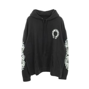 クロムハーツ ホースシュー アームフローラルプリント ブランドオフ CHROME HEARTS コットン パーカー 中古 メンズ