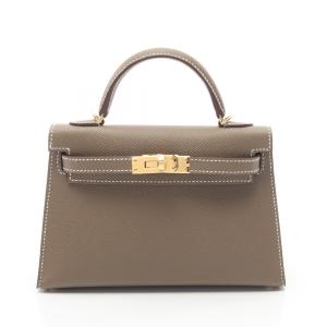 エルメス ミニケリー2 2WAY ブランドオフ HERMES レザー ハンドバッグ ヴォーエプソン 中古 レディース