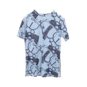 エルメス 総柄 チュニック ブランドオフ HERMES コットン 半袖Tシャツ 中古 レディース