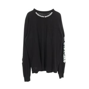 クロムハーツ ネックロゴ ポケット付き ブランドオフ CHROME HEARTS コットン 長袖Tシャツ 中古 メンズ