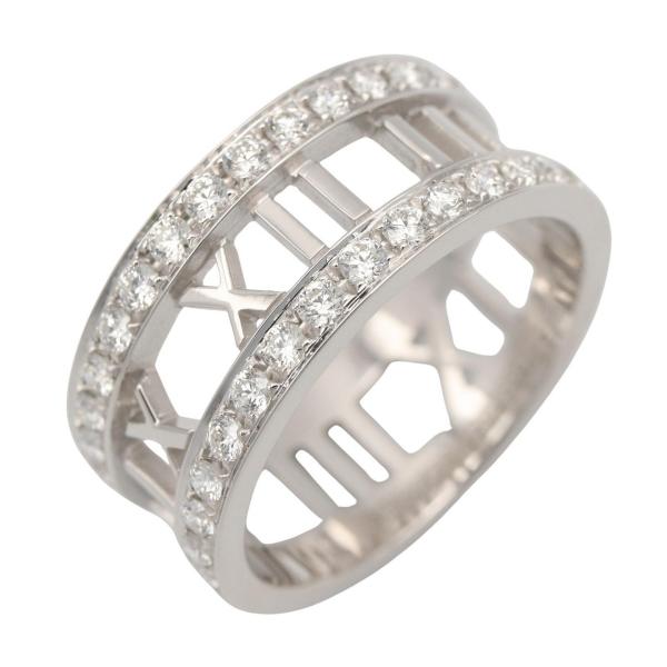 ティファニー オープン アトラス ダイヤ リング ブランドオフ TIFFANY＆CO K18WG（ホ...