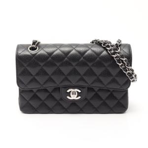 シャネル マトラッセ Wフラップ ブランドオフ CHANEL キャビアスキン(グレインドカーフ) ショルダーバッグ キャビア 中古 レディース