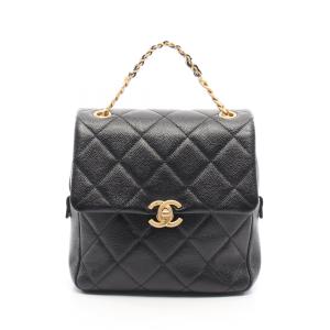 シャネル マトラッセ チェーン ブランドオフ CHANEL キャビアスキン(グレインドカーフ) リュックサック バックパック キャビア 中古 レデ