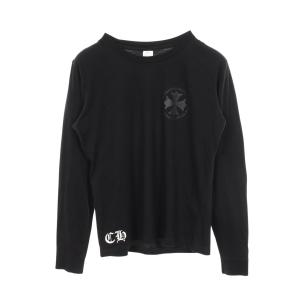 クロムハーツ CHプラス バックプリント ブランドオフ CHROME HEARTS コットン 長袖Tシャツ 中古 メンズ