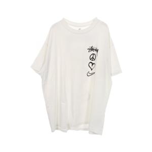 ステューシー STUSSY × NIKE ロゴプリント ブランドオフ STUSSY コットン 半袖Tシャツ 中古 メンズ