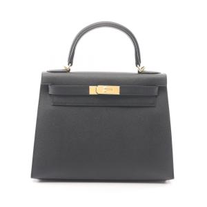 エルメス ケリー28 2WAY 外縫い ブランドオフ HERMES レザー ハンドバッグ ヴォーエプソン 中古 レディース