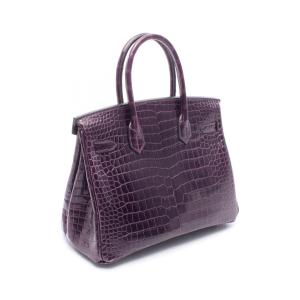 エルメス バーキン30 アメジスト ブランドオ...の詳細画像1