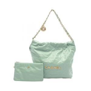 シャネル マトラッセ シャネル22 スモール ブランドオフ CHANEL ラムスキン（羊革） ショルダーバッグ カーフレザー 中古 レディース