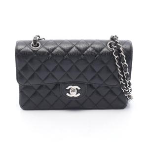 シャネル マトラッセ Wフラップ ブランドオフ CHANEL キャビアスキン(グレインドカーフ) ショルダーバッグ キャビア 中古 レディース
