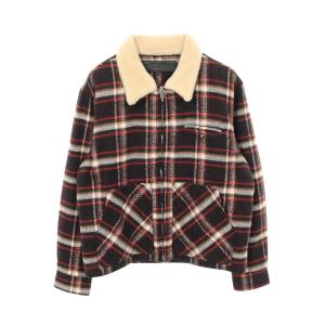 クロムハーツ フランネル チェック ジップアップ ブランドオフ CHROME HEARTS その他 その他ジャケット 中古 メンズ