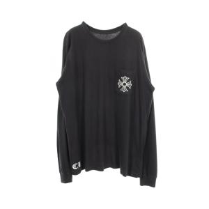 クロムハーツ CHプラス バックプリント ブランドオフ CHROME HEARTS コットン 長袖Tシャツ コットン 中古 メンズ