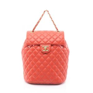 シャネル マトラッセ ブランドオフ CHANEL レザー リュックサック バックパック ラムスキン 中古 レディース