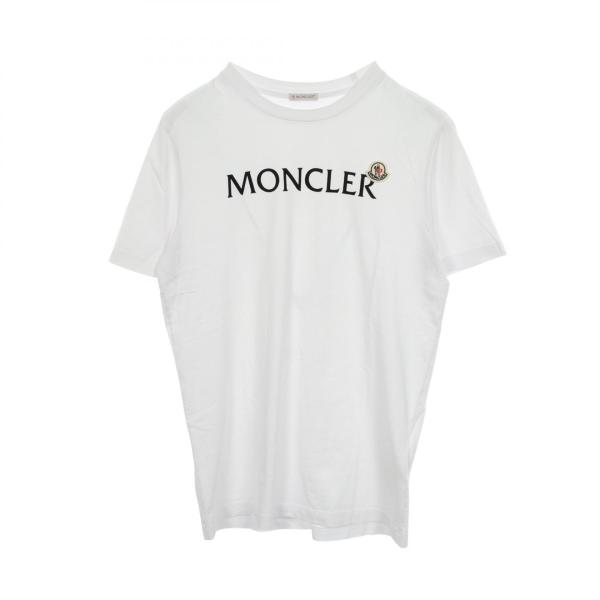 モンクレール ロゴ クルーネック ブランドオフ MONCLER コットン 半袖Tシャツ 中古 メンズ
