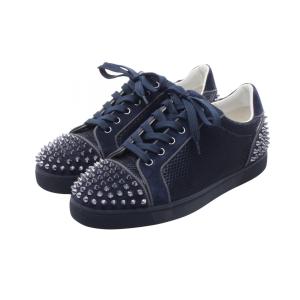 クリスチャンルブタン SEAVASTE 2 スパイクスタッズ ブランドオフ Christian Louboutin スウェード スニーカー 中古 メンズ