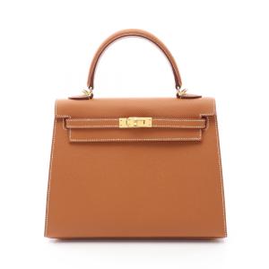 エルメス ケリー25 ゴールド 2WAY ブランドオフ HERMES その他 ハンドバッグ ヴォーエプソン 中古 レディース