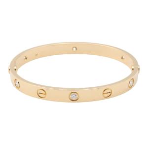 爆買 カルティエ ラブブレス 6PD ブランドオフ CARTIER K18（イエローゴールド） ブレスレット 750YG 中古 レディース