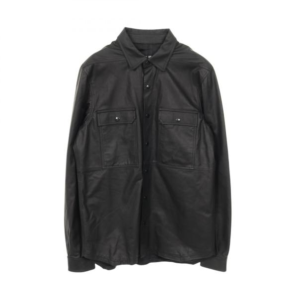 リックオウエンス シャツジャケット ブランドオフ Rick Owens その他 革ジャン 中古 メン...