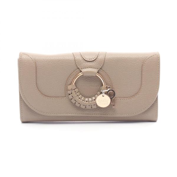 シーバイクロエ HANA ブランドオフ SEE BY CHLOE レザー 二つ折り長財布 レザー 中...