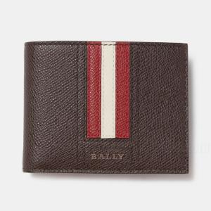 BALLY バリー メンズ 財布 ブラウン ロゴ 折りたたみ財布 TEVYE 二つ折り財布 SBL6230135589878F241｜mike-museum