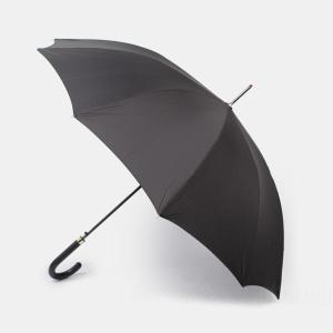 フォックスアンブレラ FOX UMBRELLAS 雨傘 雨具 高級長傘 BLACK MATTWOOD CROOK AUTOMATIC BLACK GA1