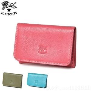 イルビゾンテ IL BISONTE カードケース 名刺入れ メンズ レディース レザー 本革 C0470