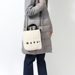 MARNI マルニ レディース バッグ ハンドバッグ ショルダーバッグ ホワイト ブラック BAG SHMP0040L1LM071