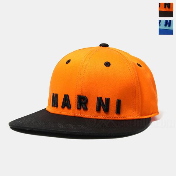 MARNI マルニ 帽子 キッズ ベースボールキャップ ストラップバック M01087M00J2