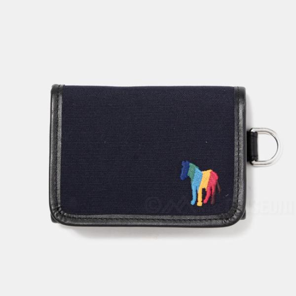 PS Paul Smith ポールスミス 三つ折り財布 WALLET TRIFOLD ZEBRA ウ...