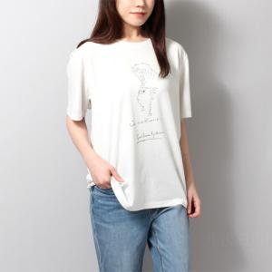 サンローラン SAINT LAURENT Tシャツ レディース T-SHIRT COL ROND 646379-Y36AL｜mike-museum