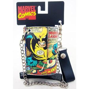 X-MEN WOLVERINE ウルヴァリン 財布 サイフ ウォレット チェーン付き Xメン レターパック変更します