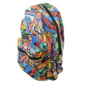 【MARVEL】マーベルヒーローズ コミック柄バックパック(...