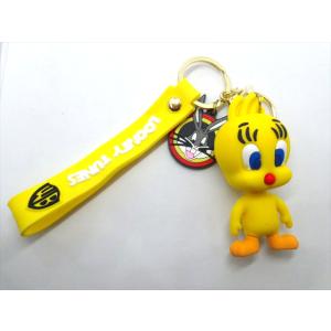 【ルーニー・テューンズ /LOONEY TUNES】トゥイーティー フィギュア付きキーホルダー 人形...
