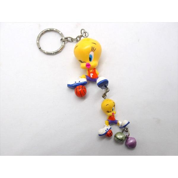 【ルーニー・テューンズ /LOONEY TUNES】トゥイーティー 2連キーホルダー バスケ キーホ...