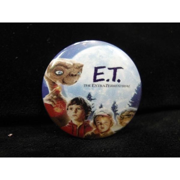 【缶バッジ/Button badge】E.T. E.T.と子供達 缶バッジ 海外直輸入 バッジ バッ...
