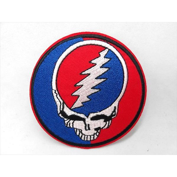 【ワッペン/patch】Grateful Dead スカル アイロンワッペン ワッペン パッチ アイ...