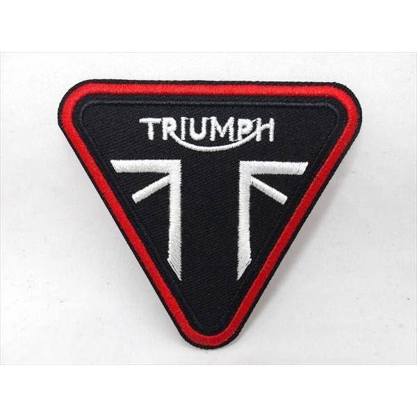 【ワッペン/patch】TRIUMPH MOTORCYCLES ロゴマーク B アイロンワッペン ワ...