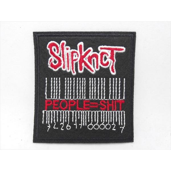 【ワッペン/patch】Slipknot バーコード アイロンワッペン ワッペン アイロンパッチ ス...