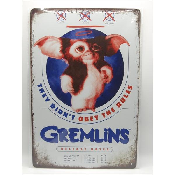【ブリキ看板/tin plate】GREMLiNS THEY DIDN'T OBEY THE RUL...