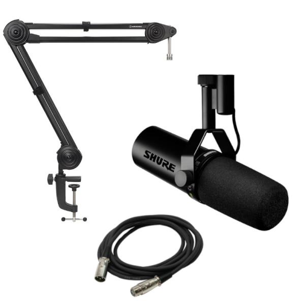 ダイナミック マイク カーディオイド型 SHURE SM7dB 《国内正規品 2年保証》 + AT8...