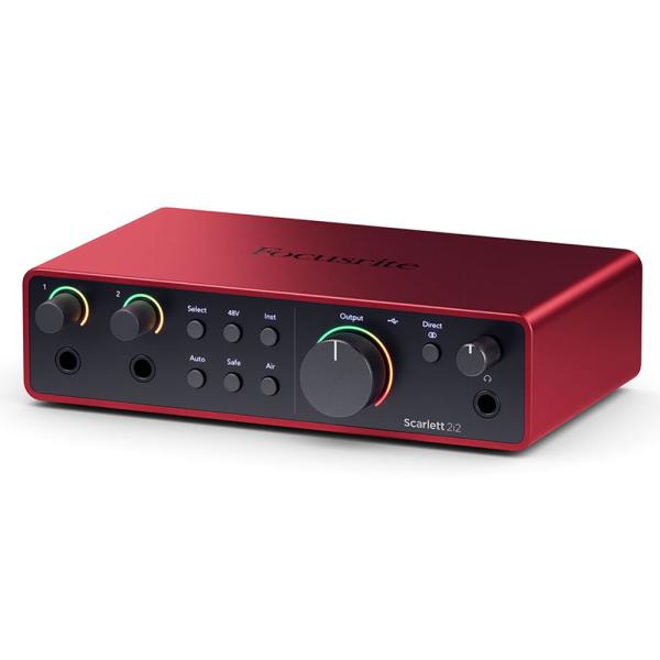 Focusrite オーディオ インターフェイス Scarlett 2i2 4th Gen フォーカ...