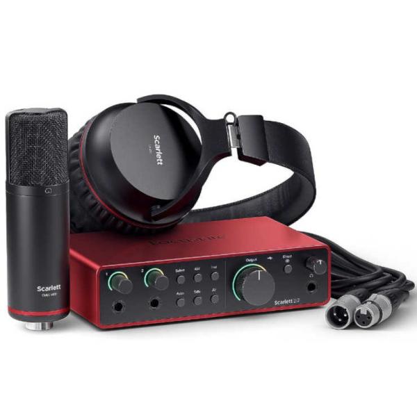 Focusrite Scarlett 2i2 Studio 4th Gen [ オーディオインターフ...