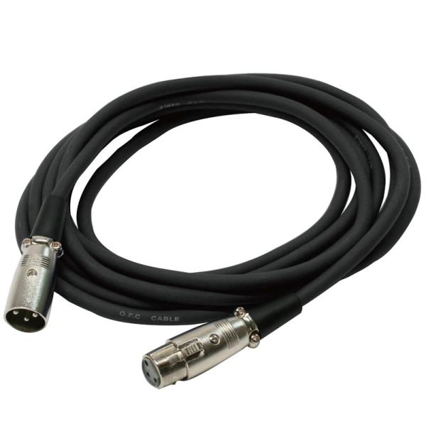 TECH テック マイクケーブル XLR(オス) / XLR(メス) 3m TMCC-3 ブラック ...
