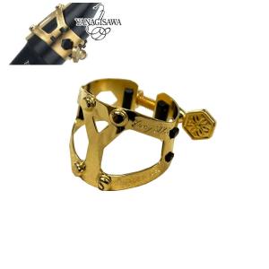 JLV アルトサックスリガチャー 24金メッキ : 大谷楽器 - 通販 - Yahoo