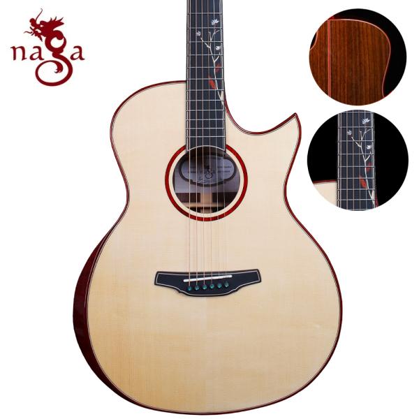 NAGA GUITARS アコースティック ギター S-80GAC / イングルマンスプルースxロー...