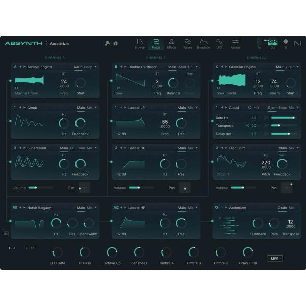 Native Instruments Absynth 6 NI  《ダウンロード版》DTM ソフトウ...