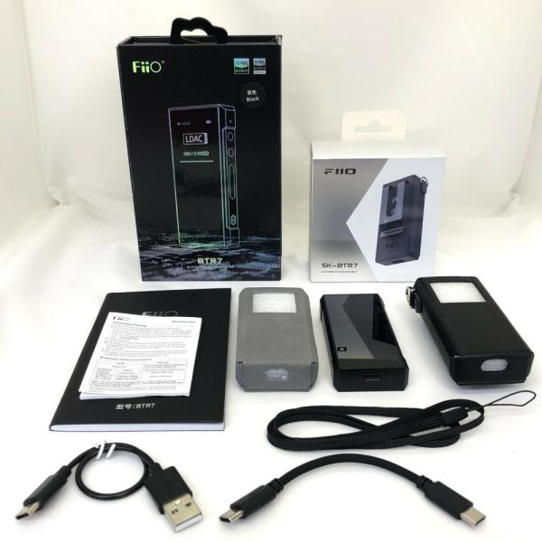 《中古品》Fiio Bluetooth アンプ レシーバー BTR7 + BTR7専用保護ケース S...