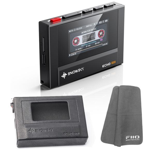 FIIO デジタルオーディオプレーヤー Snowsky ECHO MINI ブラック + 専用ケース...